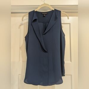 Banana Republic Deep Blue Sleeveless Blouse